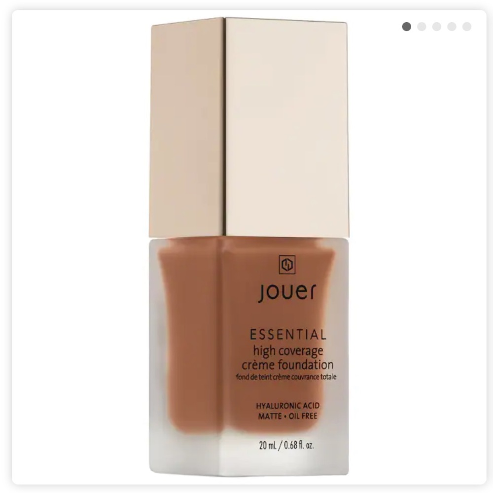 JOUER  Cosmetics Essential High Coverage Crème Foundation Mocha